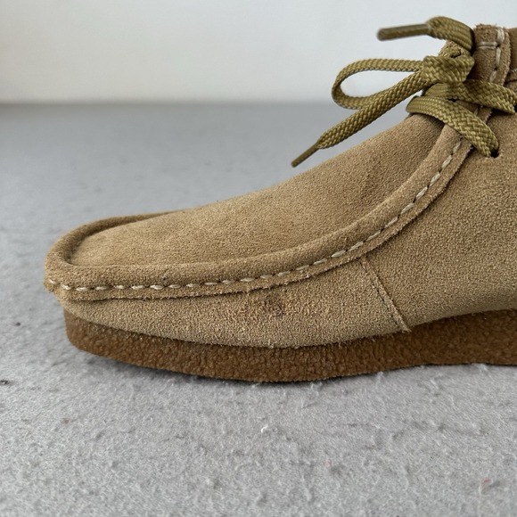 Clarks Wallabee Shacre Ankle Boot Dark Sand Suede Leather Men\'s Size 8.5 Casual main image 16
